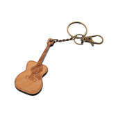 HY-B009 Брелок сувенирный гитара, дерево, Rin