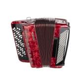 JH5120-RED Аккордеон кнопочный 70/120/7/2, красный, с футляром, Aurus JH5120-RED Аккордеон кнопочный 70/120/7/2, красный, с футляром, Aurus