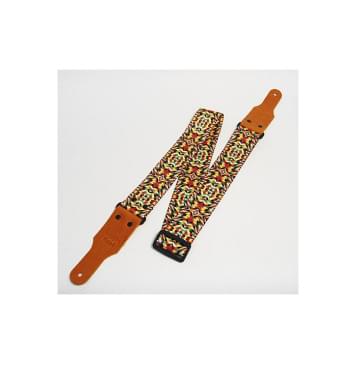 FL40219PA PolyArt Ремень для гитары, полиэфир, испанский узор, Fidel-0
