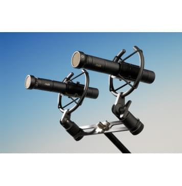 0122312 МК-012-Ч-С Микрофон конденсаторный студийный, стереопара, чёрный, в карт.коробке, Октава-0