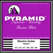 FF1148 Fusion Flats Комплект струн для электрогитары, хром-никель, 11-48, Pyramid
