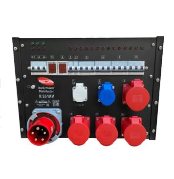 R551AV Дистрибьютор питания, рэковый, EDS-0