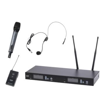 5000-UV Беспроводная микрофонная система, ручной и головной микрофон, LAudio 5000-UV Беспроводная микрофонная система, ручной и головной микрофон, LAudio-0