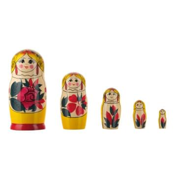 LHM10108 Матрешка традиционная 5 кукольн-0