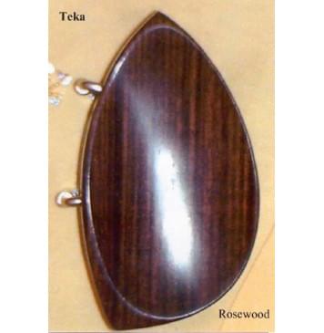 VC05Ru-4/4 Подбородник для скрипки, модель Teka. Форма крепления - U. Материал - палисандр. WBO-0