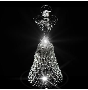 GH-L008 Колокольчик хрустальный «Ангел», малый, Гусь Хрустальный-0