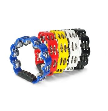 MT02 Тамбурин цветок, пластиковый, 16 пар бубенцов DADI-0