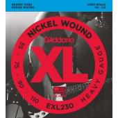 EXL230 XL NICKEL WOUND Струны для бас-гитары Long Heavy 55-110 D`Addario
