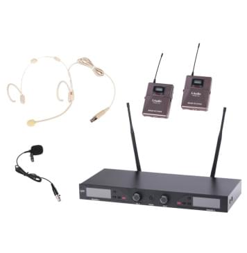 4000-UE Беспроводная микрофонная система, петличка и головной микрофон, LAudio-0