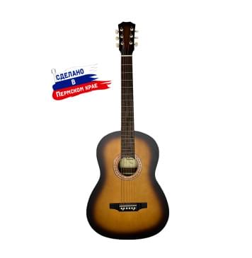 F-Sunburst Гитара акустическая, санберст, Кунгурская Акустика-0