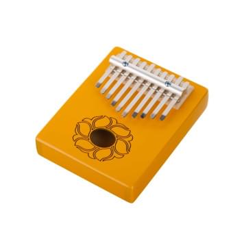 KMKr-1-Y Piastra Калимба, резонаторная, 10 язычков, прямоугольная, желтая, Мозеръ-0