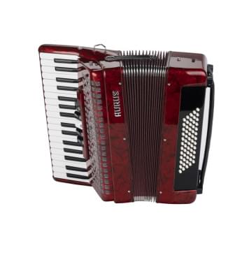 JH2011-RED Аккордеон 34/60/5, красный, с футляром, Aurus-0