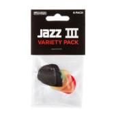 PVP103 Набор медиаторов Jazz III Pick Variety Pack 6шт, Dunlop