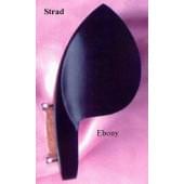 VC09Eu-4/4 Подбородник для скрипки, модель Strad. Форма крепления - U. Материал - черное дерево. WBO