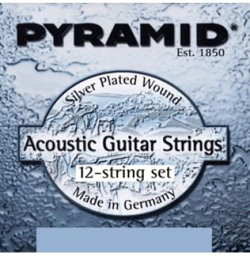320/12 Silver Wound Комплект струн для 12-струнной акустической гитары, 11-47, Pyramid-0