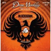 DM8010 Blackhawk Pure Bronze Комплект струн для акустической гитары,с покрытием, 10-47, Dean Markley