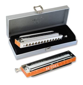 54480C De Luxe Steel C Губная гармошка хроматическая, Seydel Sohne-0