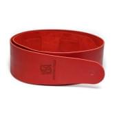 MB6061-117 Ремень для гитары, кожаный, красный, Mamba straps