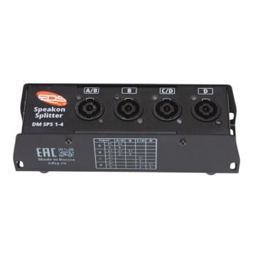 DM-SPS-1-4 Speakon Splitter Спикон сплиттер, EDS-0