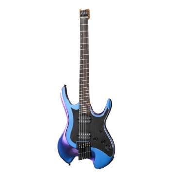 W900-Wing-900-650-APK Электрогитара безголовая с встроенным процессором, фиолетовая, GTRS-0