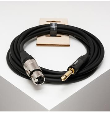 IC124-XFJM-1,5m Кабель инструментальный, XLRF-6.35мм моно, 1.5м, SHNOOR-0