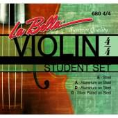 680 Комплект струн для скрипки размером 4/4, металл, La Bella