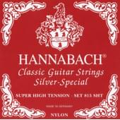 815SHT Red SILVER SPECIAL Комплект струн для классической гитары нейлон/посеребренные Hannabach