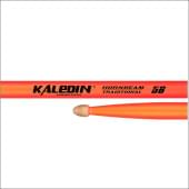 7KLHBOR5B 5B Барабанные палочки, граб, флуоресцентные оранжевые, Kaledin Drumsticks