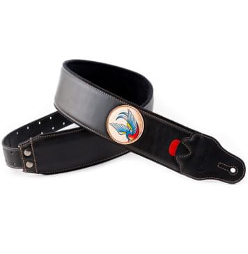 8419612002425 Groove Old School Swallow Ремень для гитары, текстиль/синтетика, RightOn Straps 8419612002425 Groove Old School Swallow Ремень для гитары, текстиль/синтетика, RightOn Straps-0