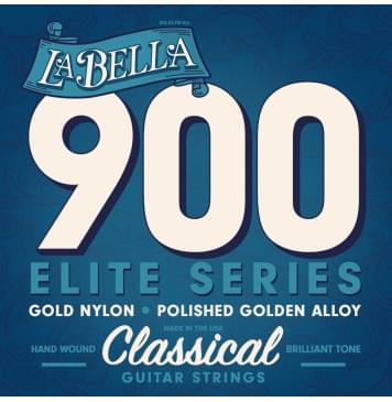 900 Elite Комплект струн для классической гитары, бронза 80/20, La Bella-0