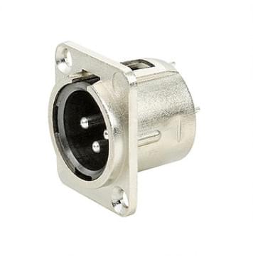 S3MDX Разъем панельный XLR 3p male, SHNOOR S3MDX Разъем панельный XLR 3p male, SHNOOR-0