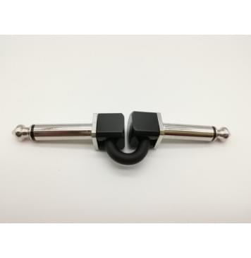 E45-JR-JR-0003-0 Патч-кабель, угловой, беспаечный корпус, 0.03м, ZZcable-0