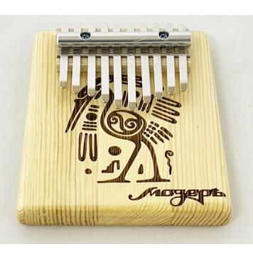 KMKm-2-NEW Florin Калимба, 10 язычков, массив сосны, трапеция, Мозеръ-0