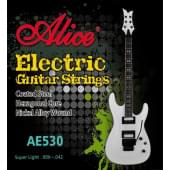 AE530SL 531 Комплект струн для электрогитары, никель, 9-42 Alice