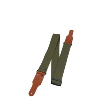 FL00051C Cotton Ремень для гитары, хлопок, хаки, Fidel-0