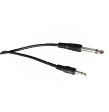 AMM-110 Кабель инструментальный 6,35мм — 3,5мм, моно, 3.05м, Leem-0