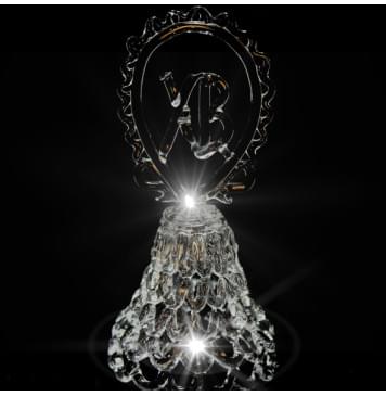 GH-XL002 Колокольчик хрустальный «ХВ», большой, Гусь Хрустальный-0