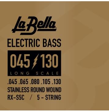 RX-S5C RX – Stainless Комплект струн для 5-струнной бас-гитары, нерж.сталь, 45-130, La Bella-0