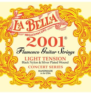 2001FL-Flamenco-Light Комплект струн для фламенко гитары, слабое нат., посеребр., La Bella-0