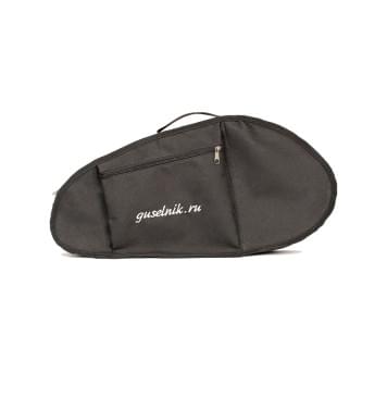 GU-25.63.07.00000 Чехол для лиры с окном 7 стр., мягкий, чёрный, Гусельник-0