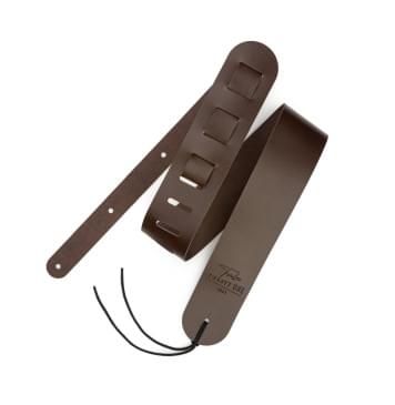 1221-65-1-BRN Ремень для гитары, кожаный, коричневый, 1221-0
