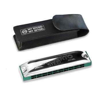 31401C Concerto Steel C Губная гармошка октавная, Seydel Sohne-0