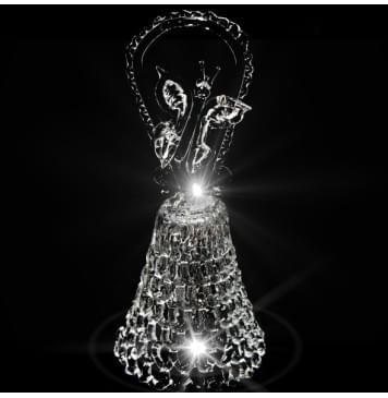 GH-L011 Колокольчик хрустальный «Бабочка», малый, Гусь Хрустальный-0