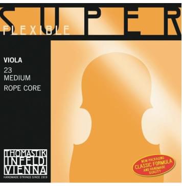 23 Super Flexible Комплект струн для альта размером 4/4, среднее натяжение, Thomastik-0