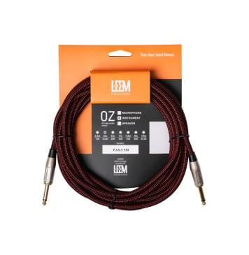 FAS-5(BK/RD) Кабель инструментальный, черный/красный, 5м, Leem-0