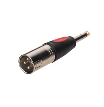 CXA007 Переходник (разъем переходной) XLR штекер - 1/4'' стерео штекер, Soundking-0
