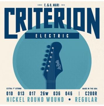C200R Criterion Комплект струн для электрогитары, никелированные, 10-46, La Bella-0