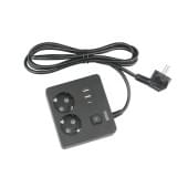 PC-1B-2M PowerCube Удлинитель, 2 розетки, 3 USB-порта, Электрическая мануфактура