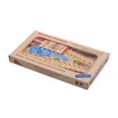 MS-K1-KS-06 Ксилофон диатонический (15 пластин), с росписью, Мастерская Сереброва