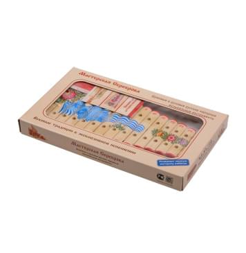 MS-K1-KS-06 Ксилофон диатонический (15 пластин), с росписью, Мастерская Сереброва-0